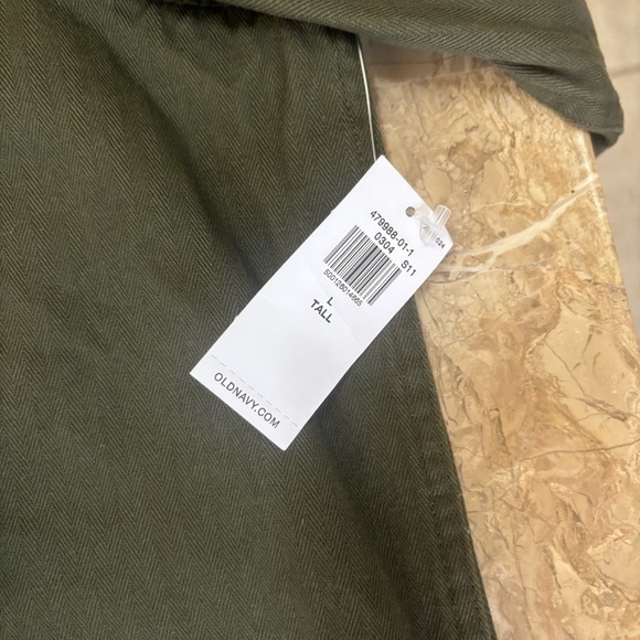 NWT Old Navy Utility Shirt Jacket Women’s Large Tall – Olive Green 100% Cotton - Picture 6 of 10
